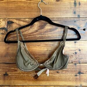 Victoria's Secret Very Sexy Brown Balconette Lace Bra 36C